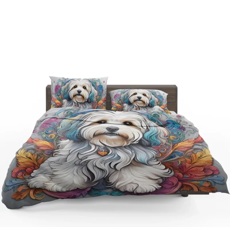 Havanese Elegance Gift of Love Bedding Set 1