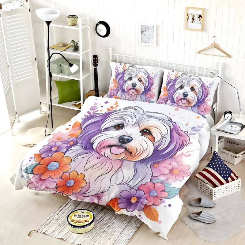 Havanese Majesty Gift of Joy Bedding Set