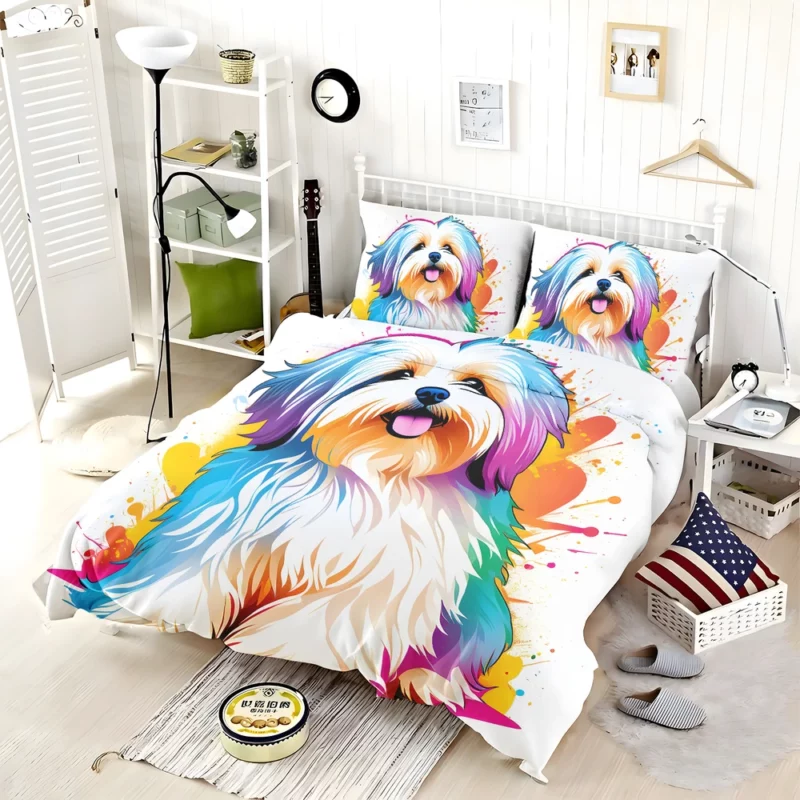 Havanese Treasures Gift of Joy Bedding Set