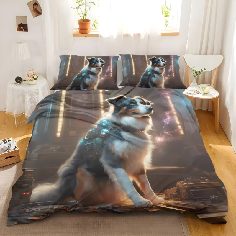 Herding Dynamo Australian Shepherd Dog Bedding Set 2