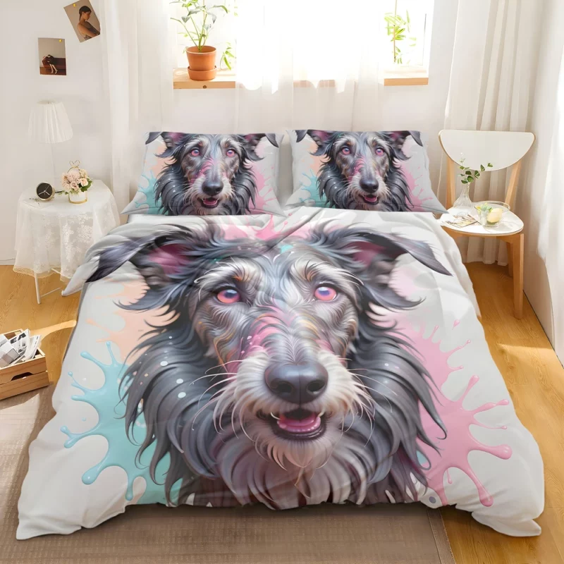 Hound Majesty Scottish Deerhound Dog Bedding Set 2