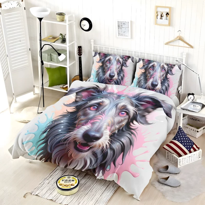 Hound Majesty Scottish Deerhound Dog Bedding Set