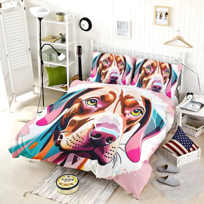 Hungarian Joy Playful Vizsla Companion Bedding Set