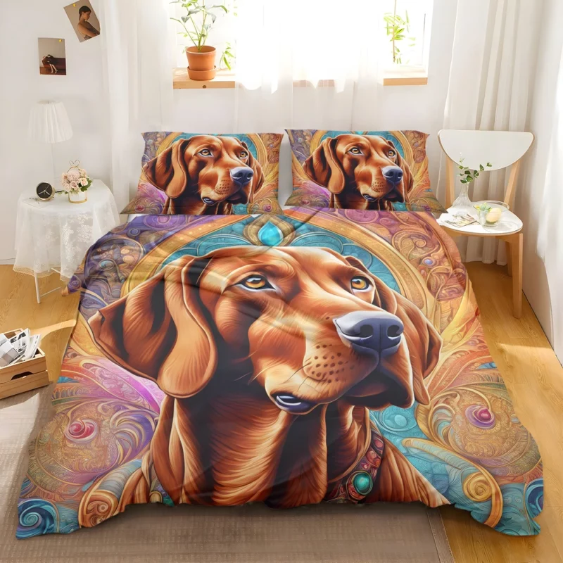 Hungarian Wonder Vizsla Dog Breed Bedding Set 2