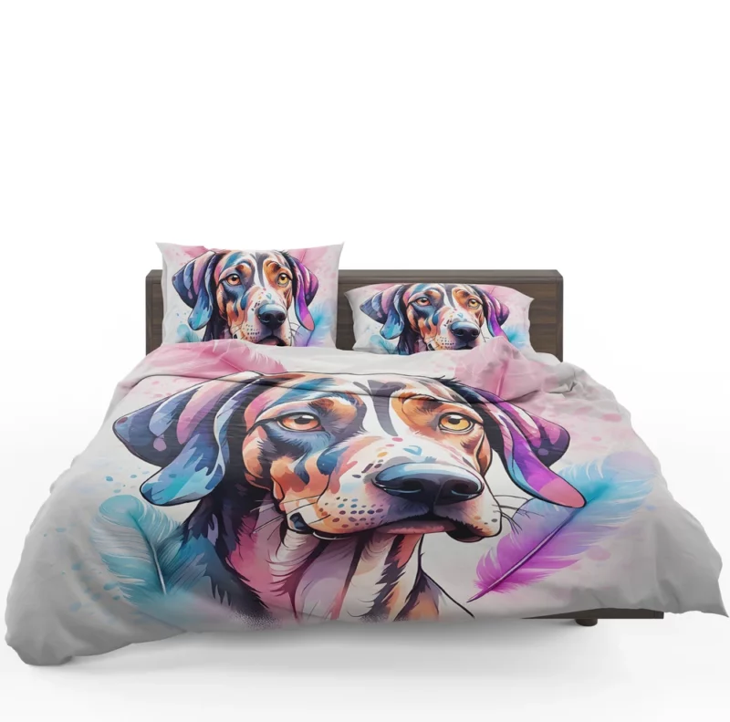 Hunting Partner Plott Hound Dog Bedding Set 1