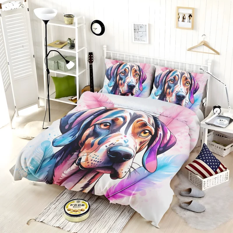 Hunting Partner Plott Hound Dog Bedding Set