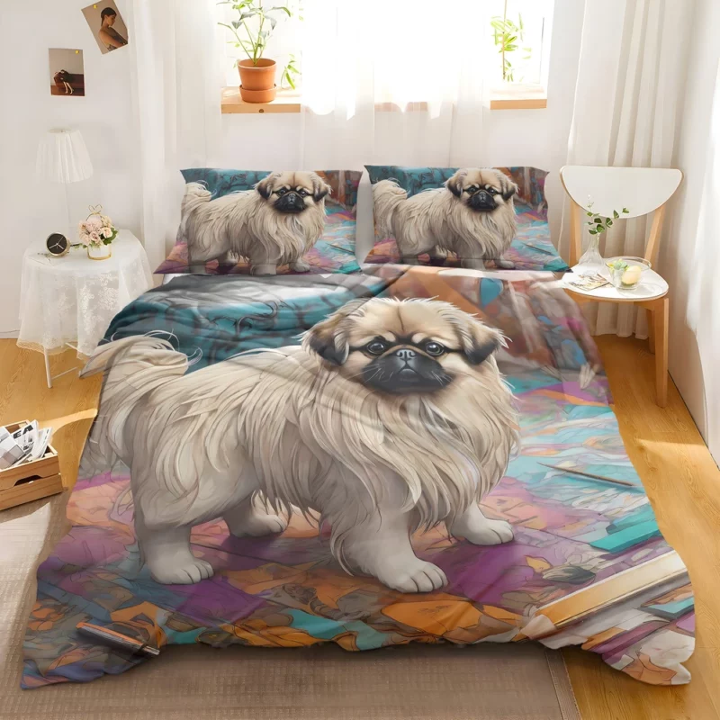 Imperial Elegance Pekingese Dog Companion Bedding Set 2