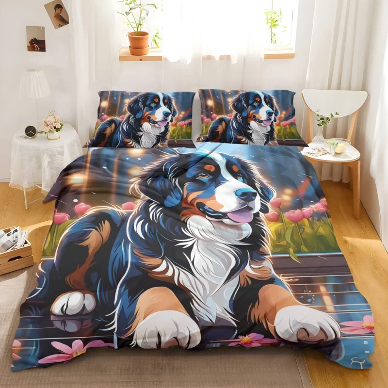 Intelligent Bernese Mountain Dog Explorer Bedding Set 2