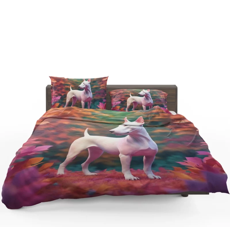 Intelligent Bull Terrier Dog Explorer Bedding Set 1