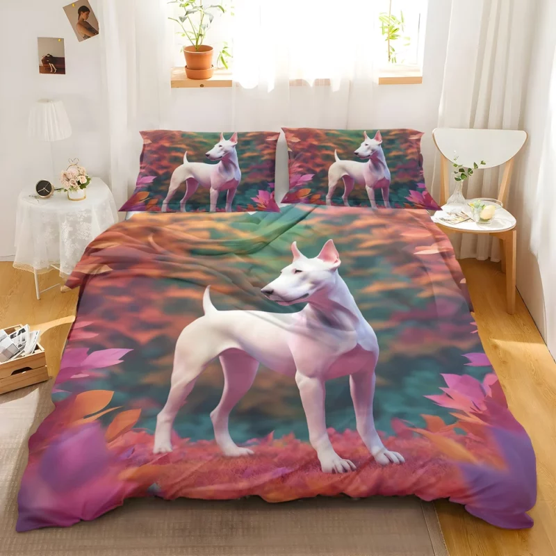 Intelligent Bull Terrier Dog Explorer Bedding Set 2