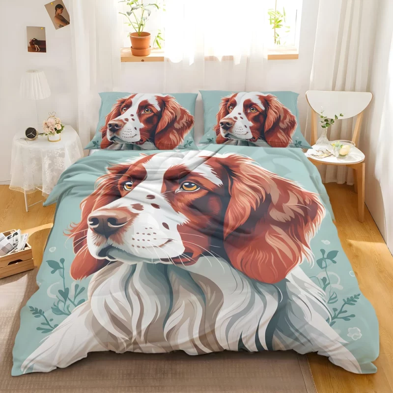 Irish Red and White Setter Pup Teen Surprise Bedding Set 2