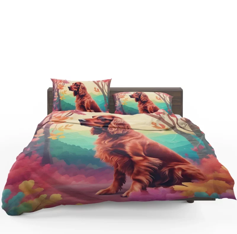 Irish Setter Charm Teen Dog Gift Bedding Set 1