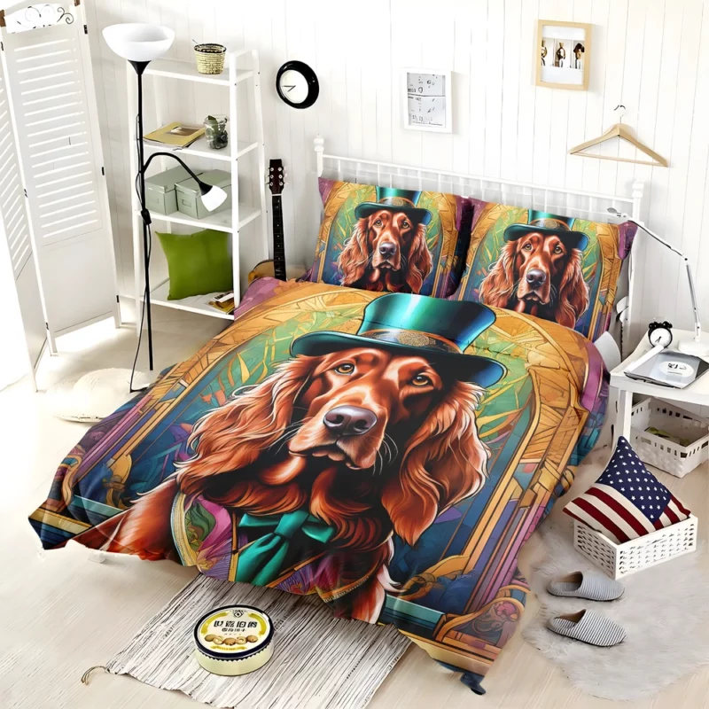 Irish Setter Playful Charm Teen Dog Joy Bedding Set