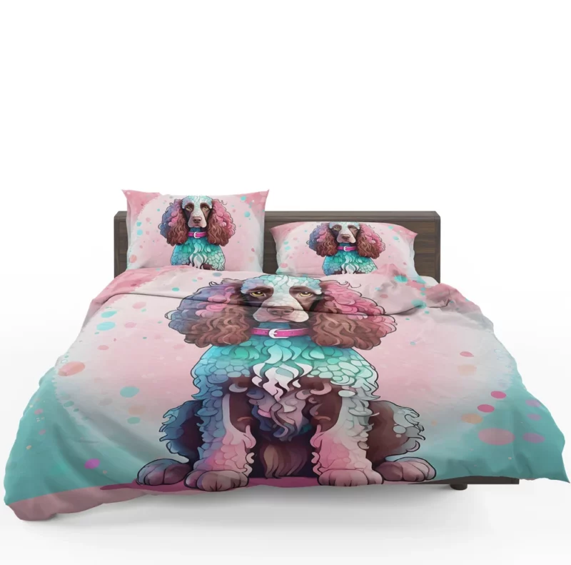 Irish Water Spaniel Delight Teen Joyful Surprise Bedding Set 1