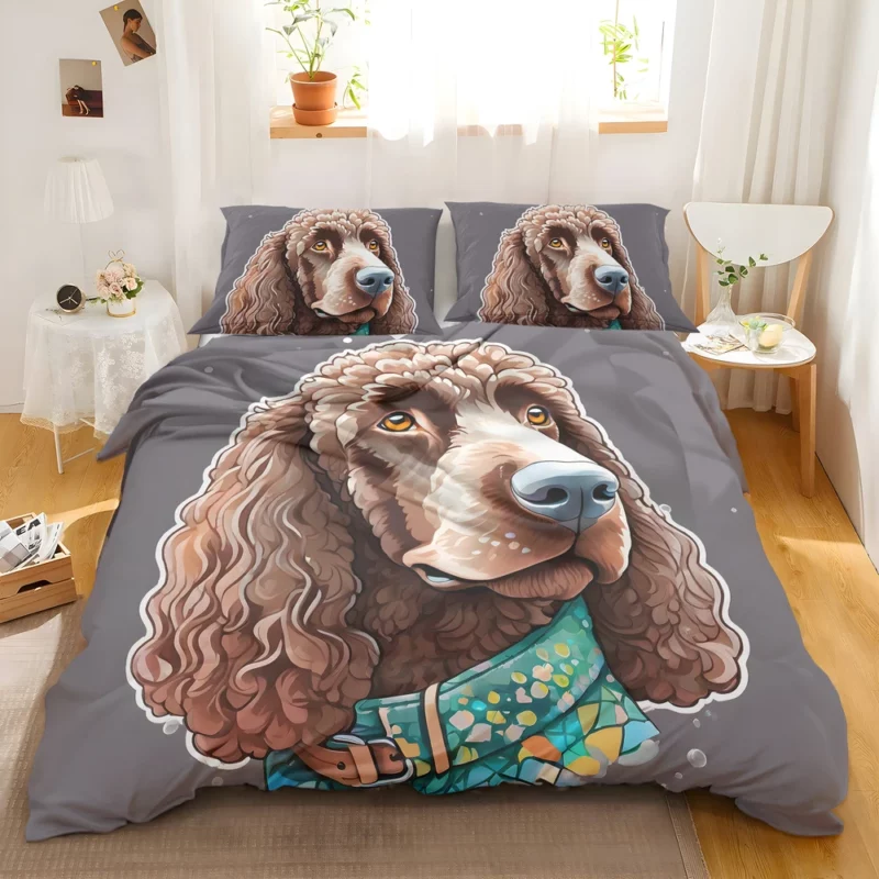 Irish Water Spaniel Pup Teen Surprise Bedding Set 2