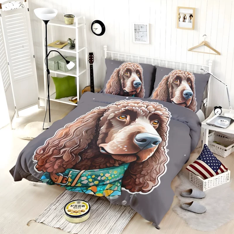 Irish Water Spaniel Pup Teen Surprise Bedding Set