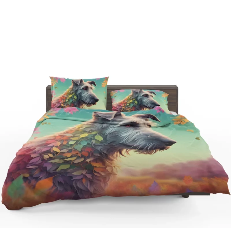 Irish Wolfhound Charm Teen Dog Gift Bedding Set 1