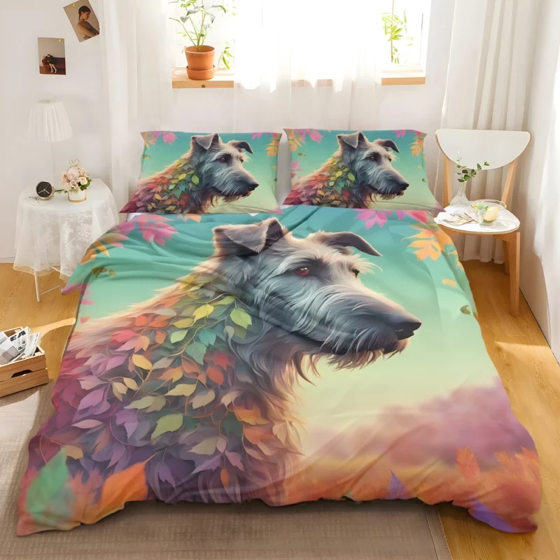 Irish Wolfhound Charm Teen Dog Gift Bedding Set 2