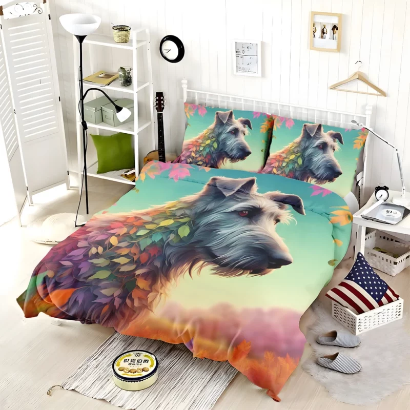 Irish Wolfhound Charm Teen Dog Gift Bedding Set