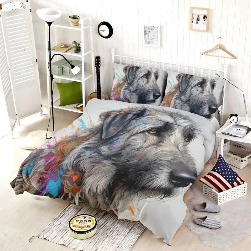 Irish Wolfhound Playful Charm Teen Dog Joy Bedding Set