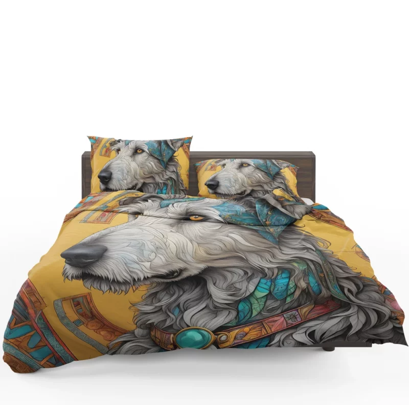 Irish Wolfhound Surprise Teen Joy Bedding Set 1