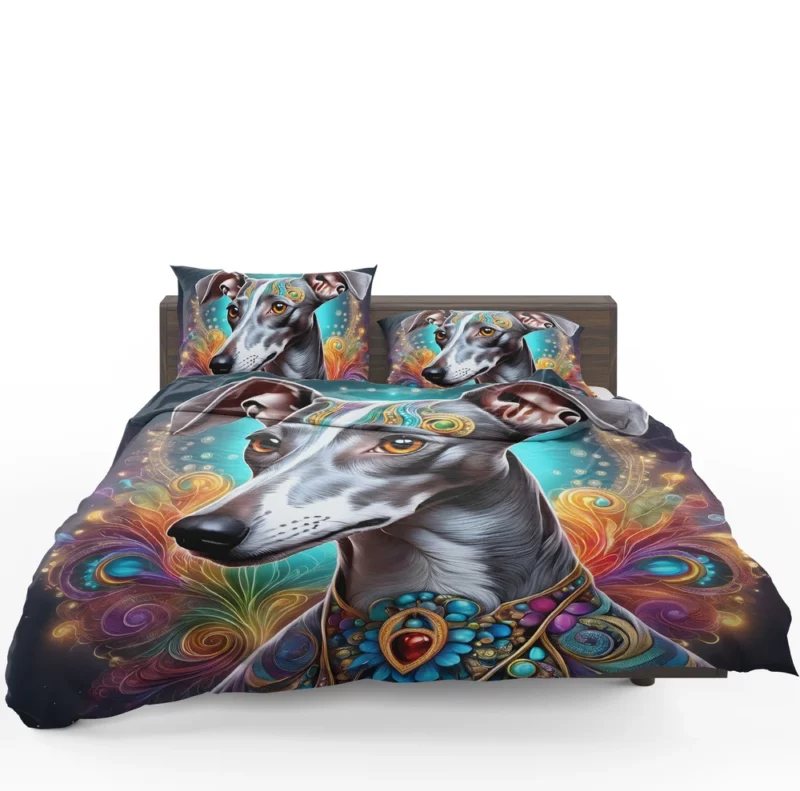 Italian Greyhound Playful Charm Teen Dog Joy Bedding Set 1