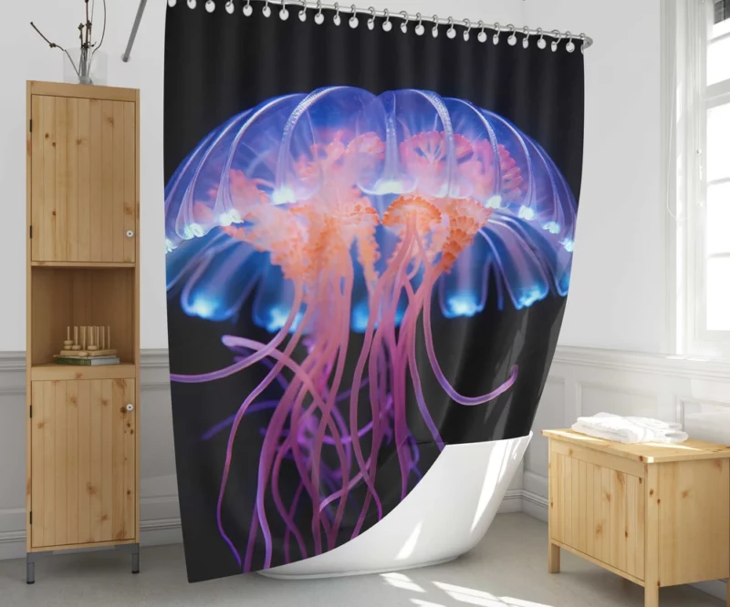 Jellyfish Aquatic Dance Shower Curtain 1