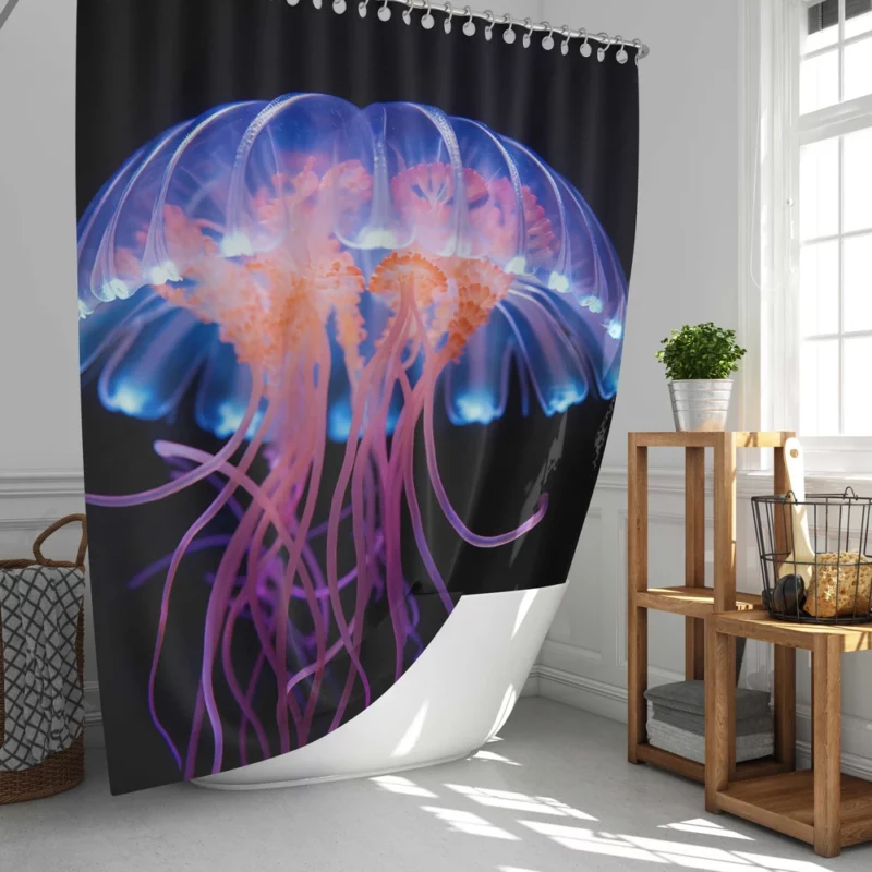 Jellyfish Aquatic Dance Shower Curtain