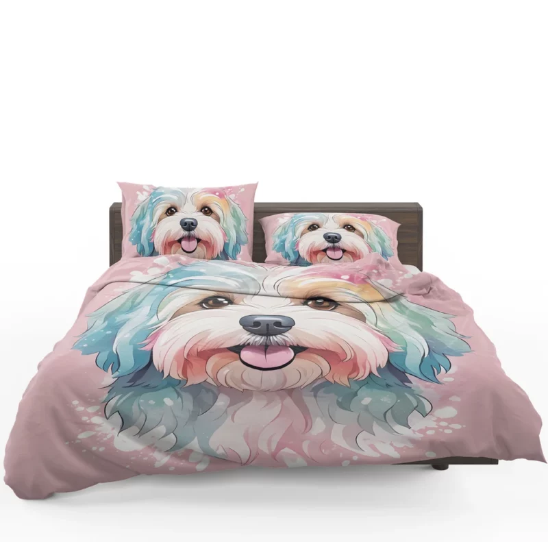 Joyful Havanese Love Gift Surprise Bedding Set 1