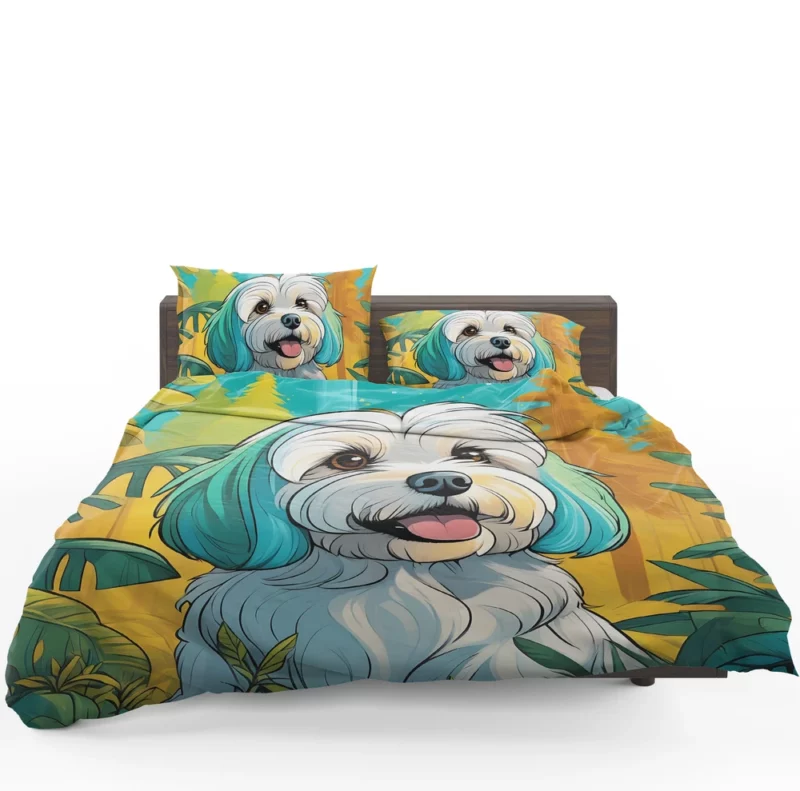 Joyful Surprise Havanese Dog Gift Bedding Set 1