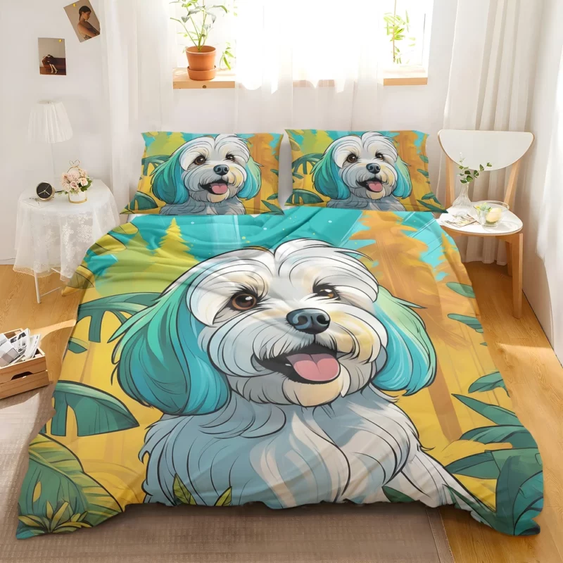 Joyful Surprise Havanese Dog Gift Bedding Set 2