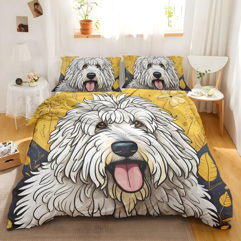 Komondor Dog Delight Teen Joyful Surprise Bedding Set 2