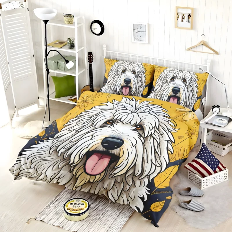 Komondor Dog Delight Teen Joyful Surprise Bedding Set