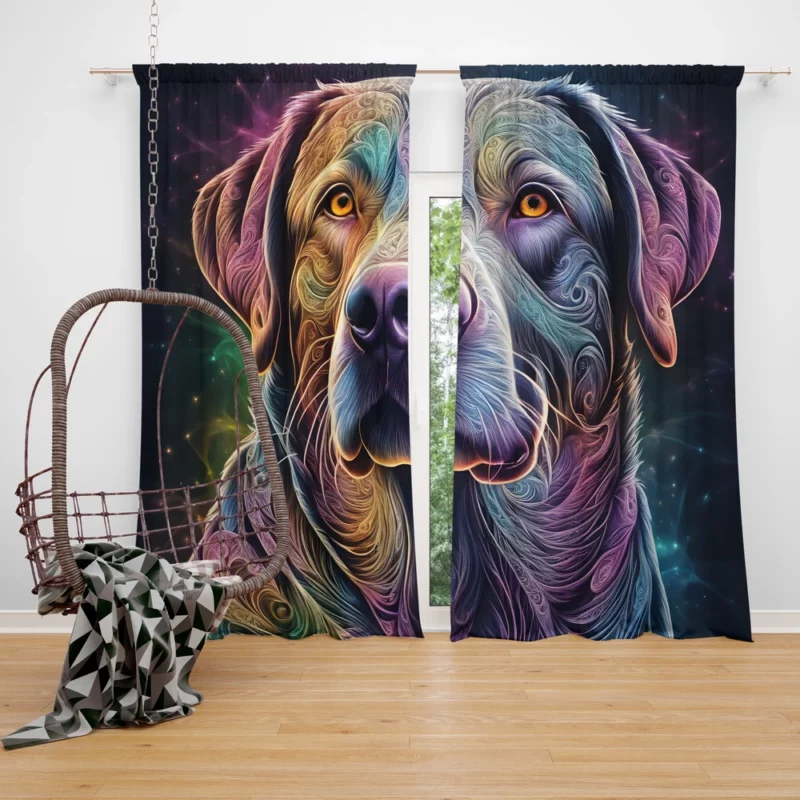 Labrador Retriever Bond Teen Companion Curtain