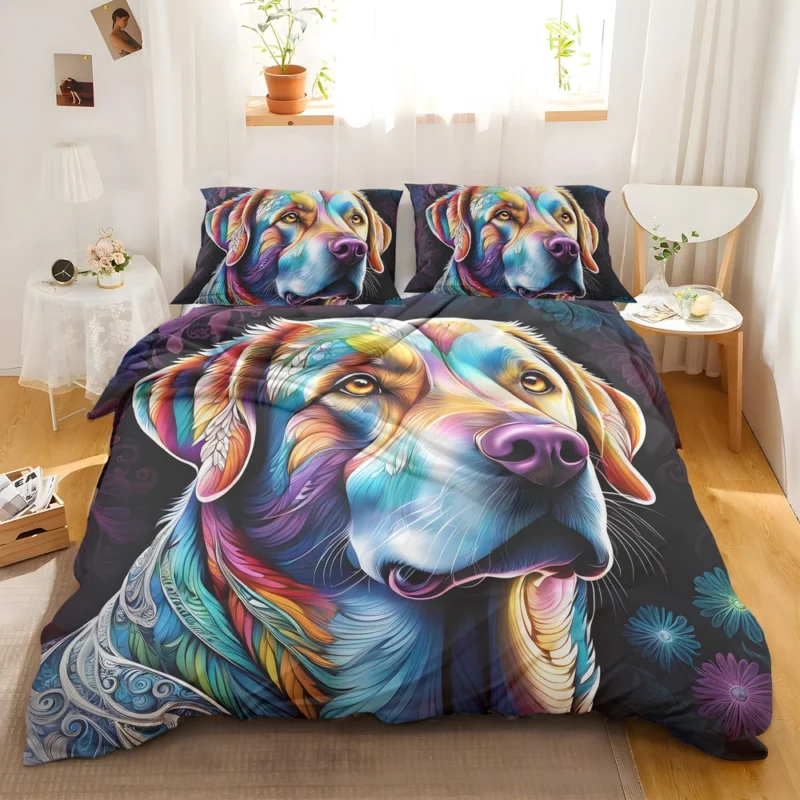 Labrador Retriever Dog Delight Teen Joyful Surprise Bedding Set 2