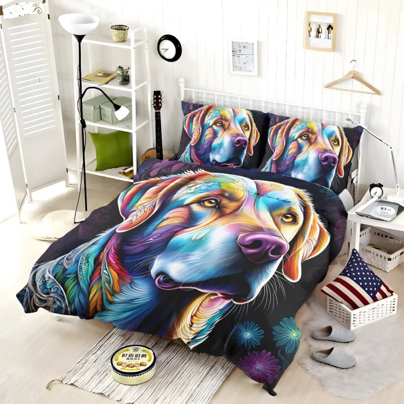 Labrador Retriever Dog Delight Teen Joyful Surprise Bedding Set