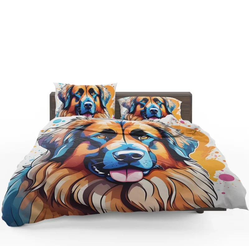 Leonberger Charm Teen Dog Gift Bedding Set 1