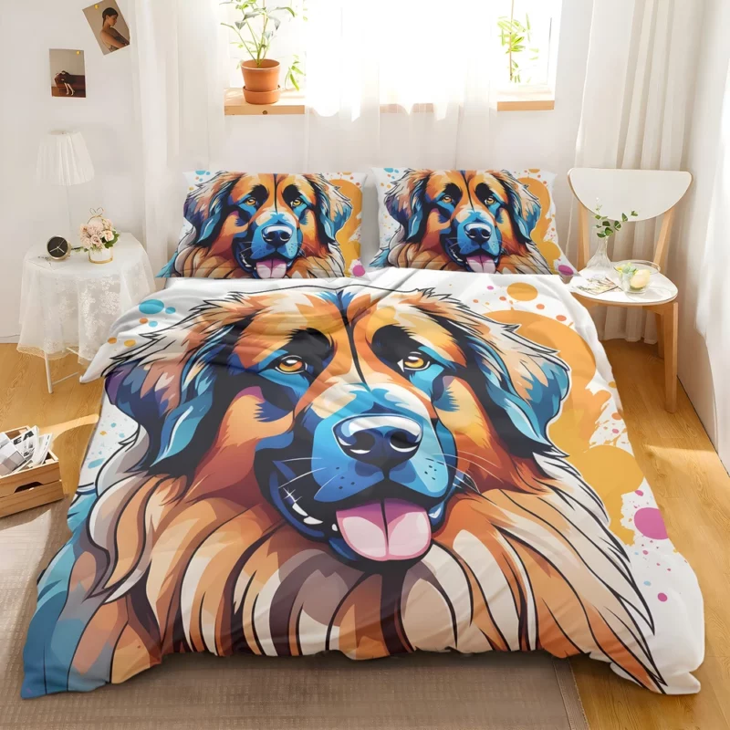 Leonberger Charm Teen Dog Gift Bedding Set 2