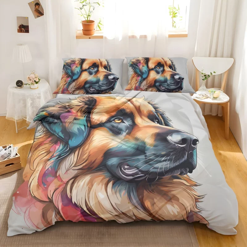 Leonberger Pup Teen Birthday Surprise Bedding Set 2