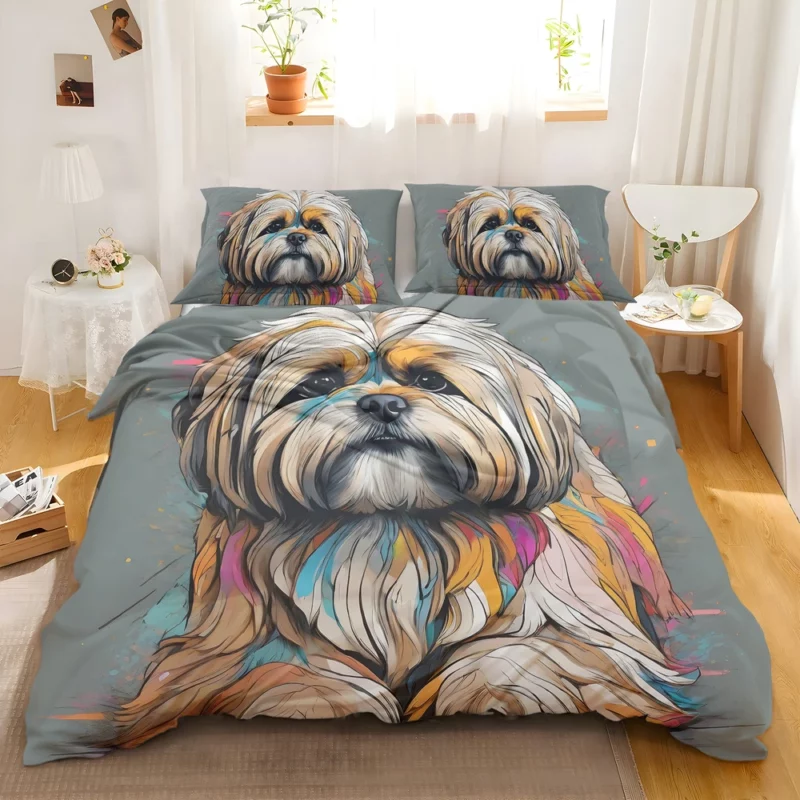 Lhasa Apso Loyalty Teen Dog Gift Bedding Set 2