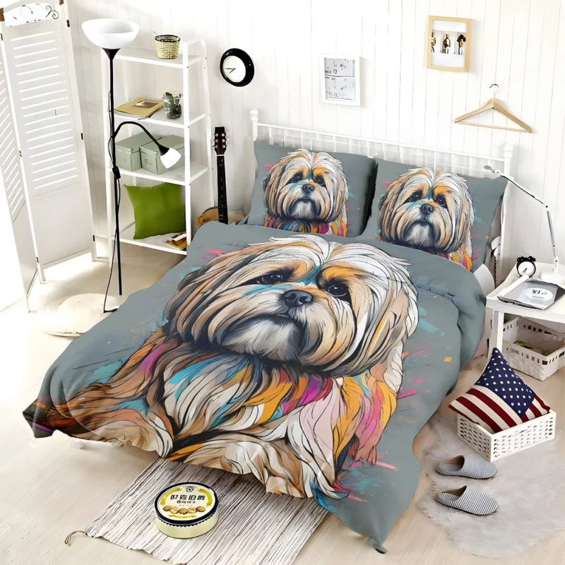 Lhasa Apso Loyalty Teen Dog Gift Bedding Set