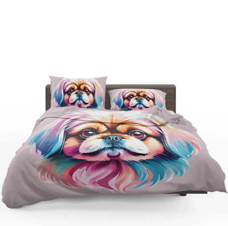 Loving Lap Dog Pekingese Charm Bedding Set 1