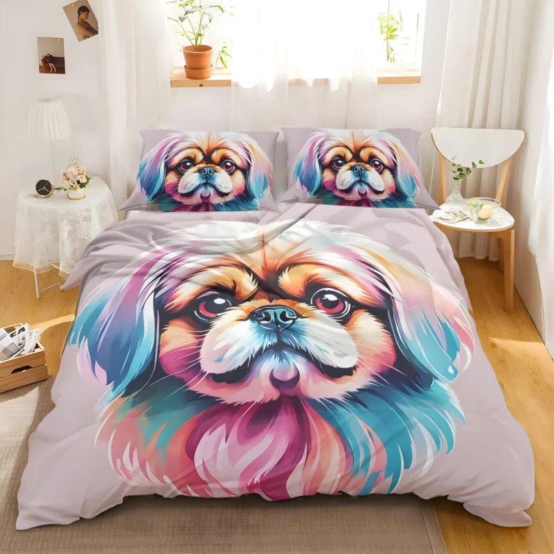 Loving Lap Dog Pekingese Charm Bedding Set 2