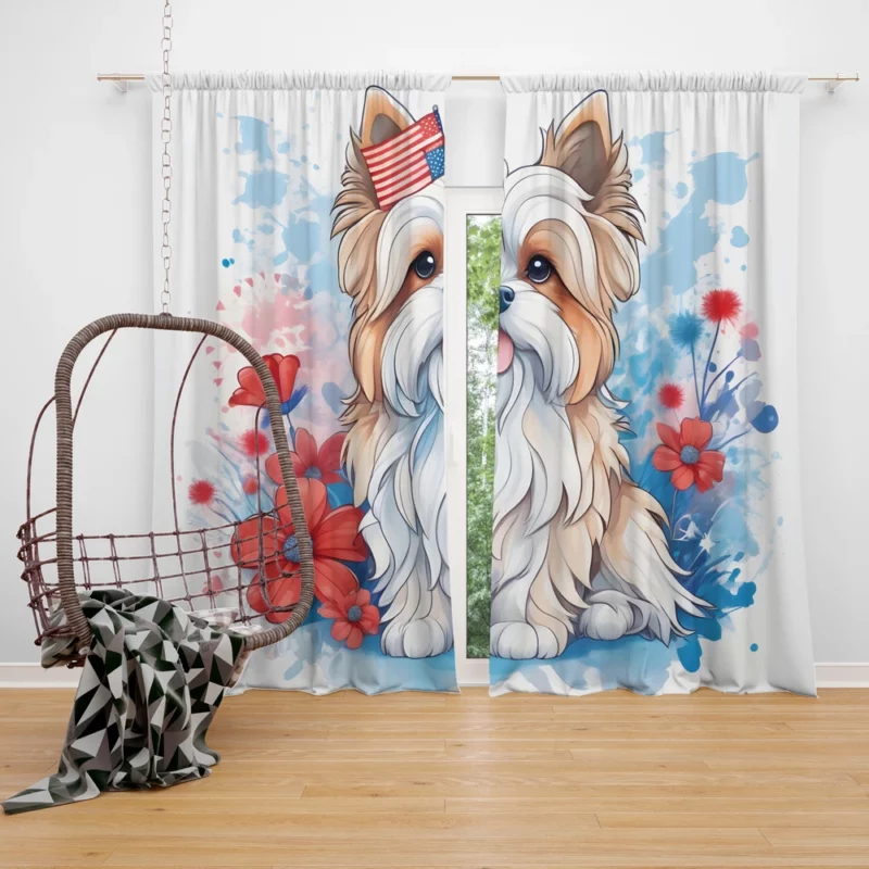 Lowchen Bond Teen Companion Curtain