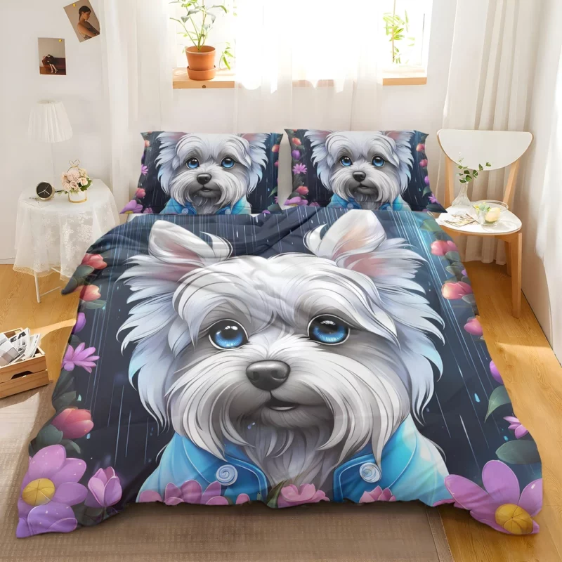 Lowchen Charm Teen Dog Gift Bedding Set 2