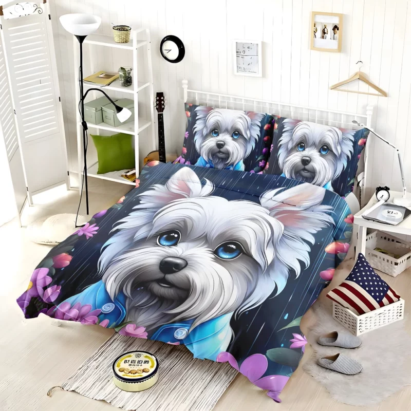 Lowchen Charm Teen Dog Gift Bedding Set