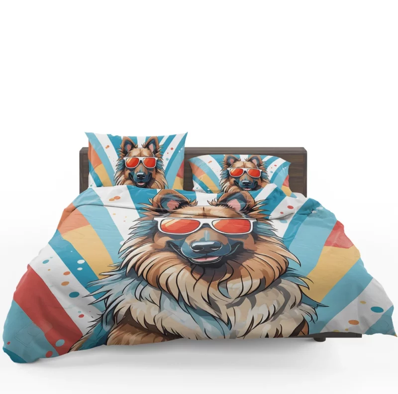 Loyal Belgian Tervuren Dog Guardian Bedding Set 1