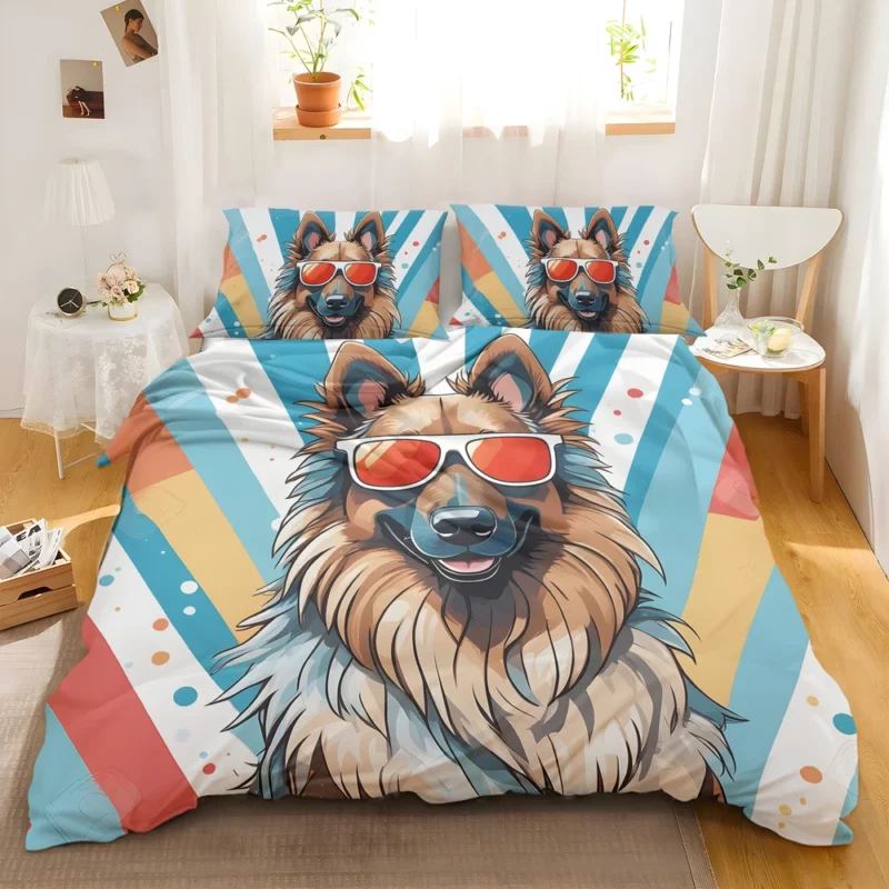 Loyal Belgian Tervuren Dog Guardian Bedding Set 2