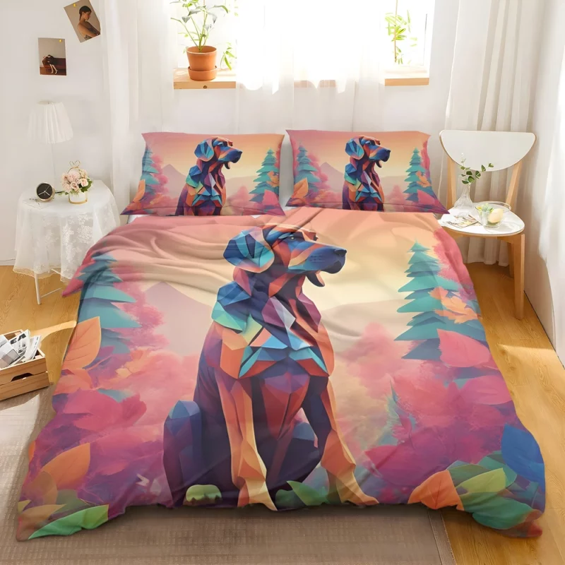 Loyal Bloodhound Dog Companion Bedding Set 2