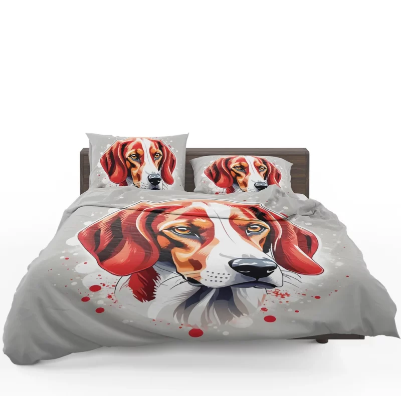 Majestic American Foxhound Majesty Dog Nobility Bedding Set 1